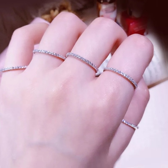 925 Eternity Band size 9 - Picture 2 of 5